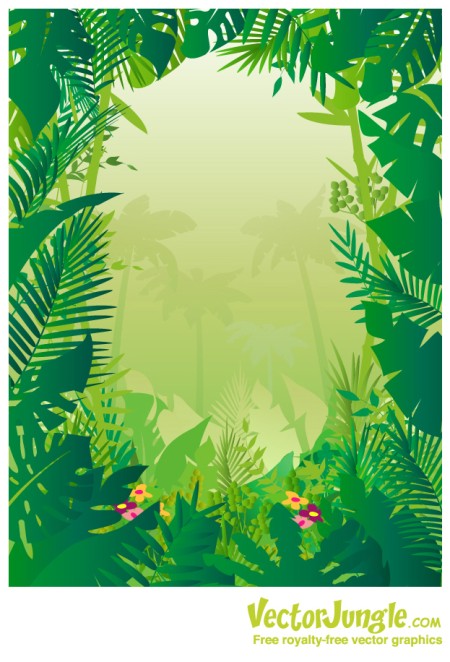 Tropical Jungle Clip Art And Safari Clipart