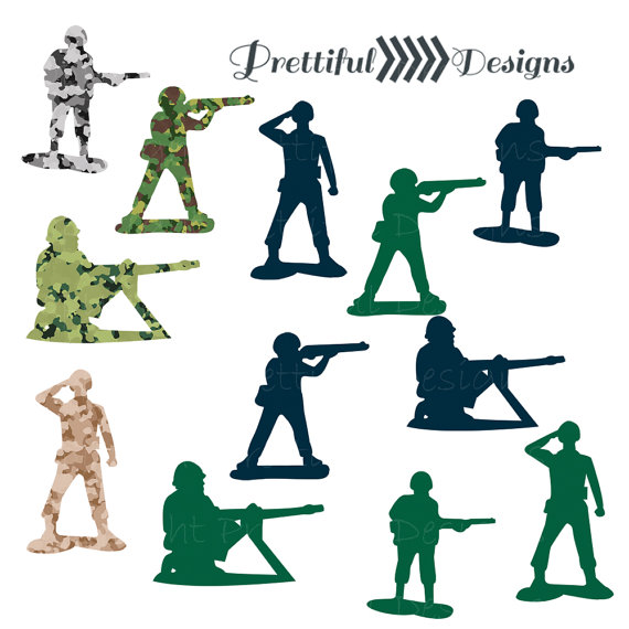 Army Men Clip Art   Camouflage Army Green Navy Png Eps Svg Vector