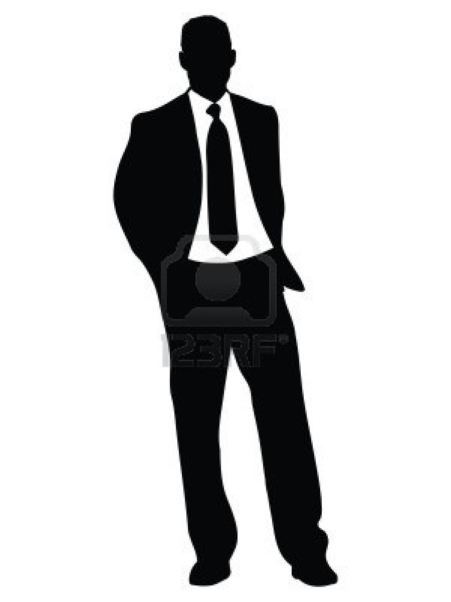 Man Standing Silhouette Silhouette Business Man Standing Jpg