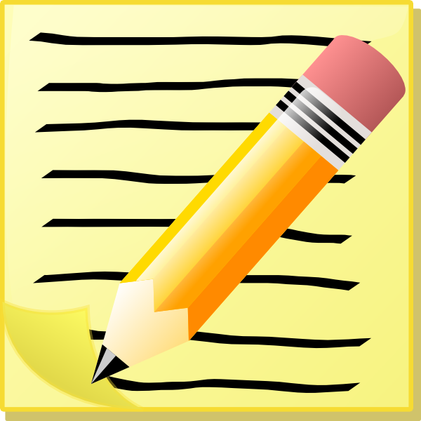 Notepad Clip Art At Clker Com   Vector Clip Art Online Royalty Free