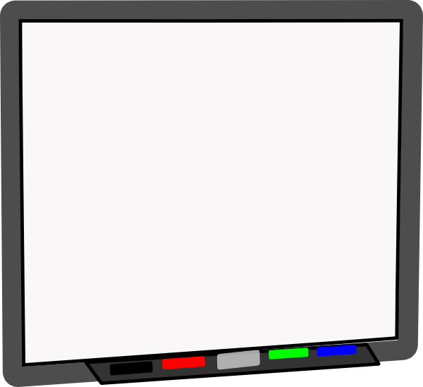Smart Board Blank No Projector Clip Art At Clker Com   Vector Clip Art