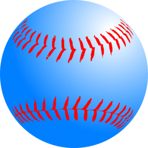 Blue Baseball Clip Art At Clker Com   Vector Clip Art Online Royalty