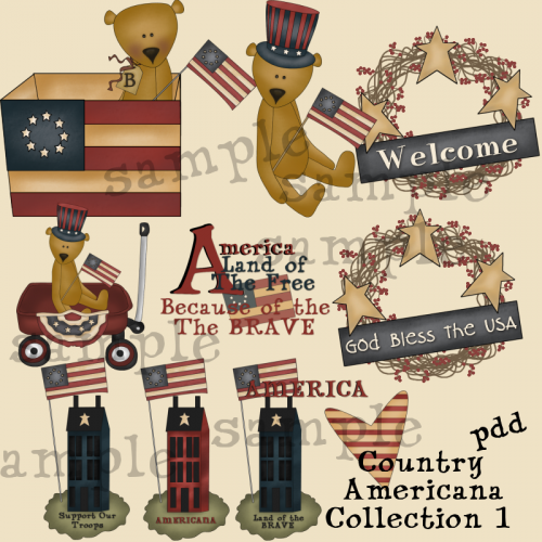     Page   Clipart   Americana Clipart   Country Americana Collection