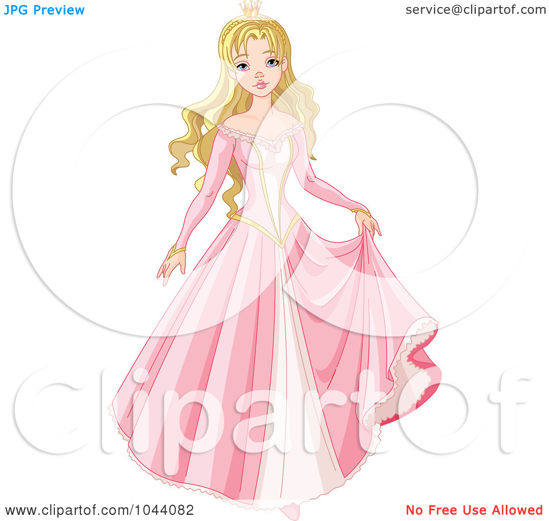 Princess Dress Clipartroyalty Free Rf Clip Art Illustration Of A