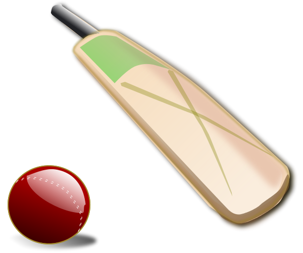This Cricket Bat And Ball Clip Art Is Perfect For Use On Your Cricket