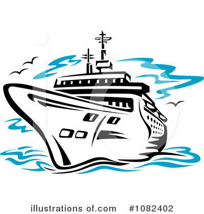 Cartoon Cruise Ship Royalty Free Clip Art Image Axsoris