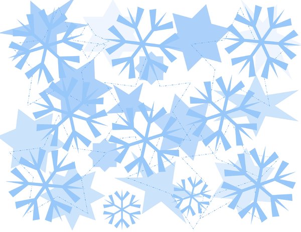 Snowflake Design Background  Christmas Or Winter Graphic Background Of