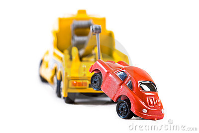 Car Behind Trowtruck  2  Stock Photo   Image  6272690