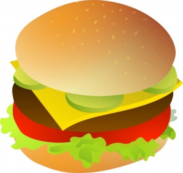 Gallery For   Mcdonald S Hamburger Clip Art