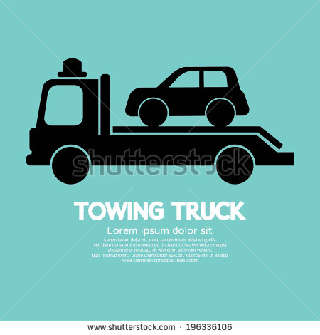     Images Similar To Id 63283378   Car Being Towed Retro Clipart