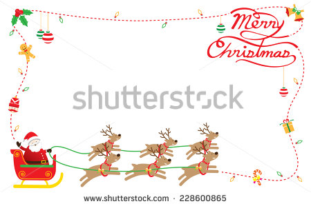 Santa Claus Reindeer Stock Photos Images   Pictures   Shutterstock