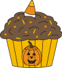 Halloween Cupcake 2 For Return Address Labels