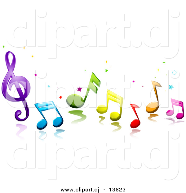 Music Notes And Stars Clip Art Bnp Design Studio Pictures