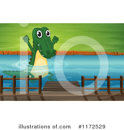 Crocodile Clipart  1172529 By Colematt   Royalty Free  Rf  Stock