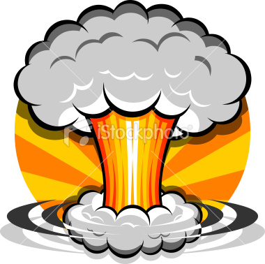 Explosion Cloud Clip Art Mushroom Cloud Clip Art Item
