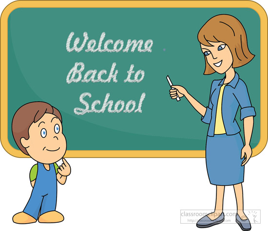School   Teacher Welcome Student Back To School Chalkboard 2