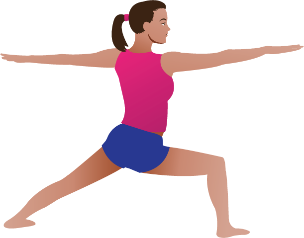Yoga Pose Lady   Clipart Fort
