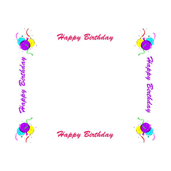 Free Birthday Borders For Invitations And Other Birthday Projects