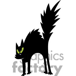 Halloween Black Cat Clipart   Clipart Panda   Free Clipart Images
