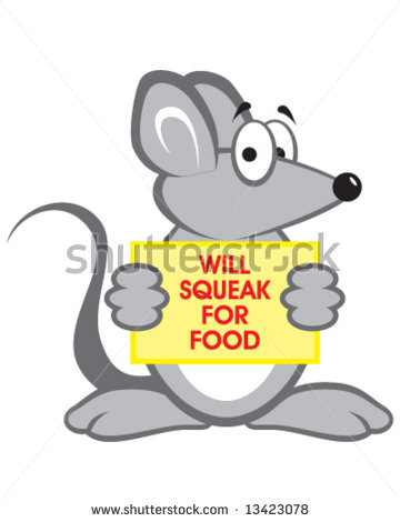 Mouse In Poor Economy   Will Squeak For Food   13423078   Shutterstock
