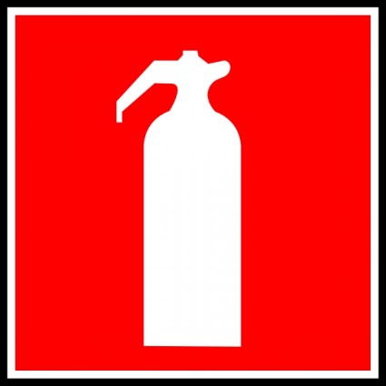 Fire Extinguisher Sign Clip Art Free Vector In Open Office Drawing Svg