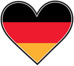 German Clipart 0030 0902 2320 4448 Clip Art Graphic Of A German Heart