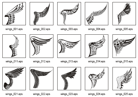 Wings Eps Clipart Collection