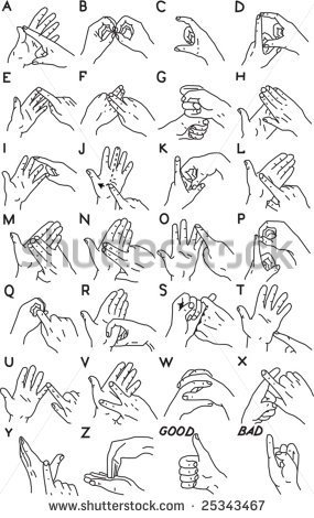 Friend Sign Language Clipart Sign Language And The Alphabet