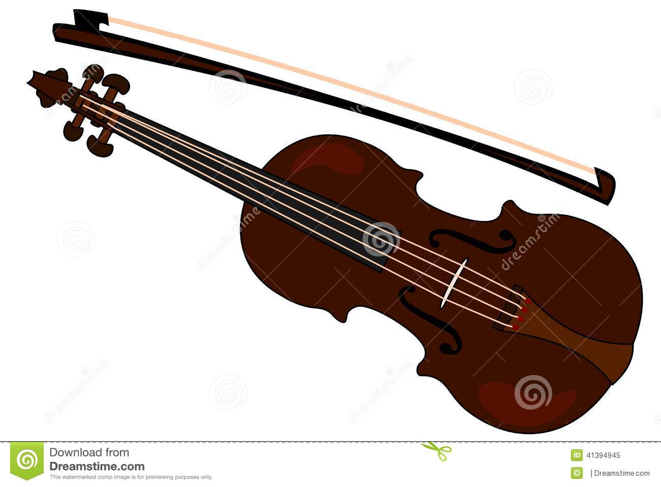 Violin Clipart Stock Vector   Image  41394945