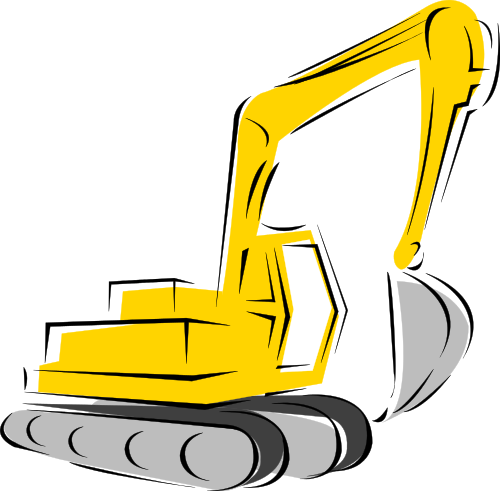 Backhoe Clipart Vector Images   Pictures   Becuo