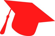 Final Sale Graduation Hats Clip Art   Vintage Color Graduation Caps