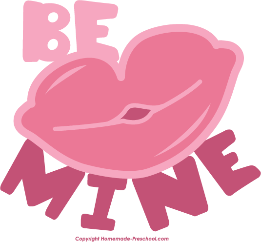 Home Free Clipart Free Valentine S Clipart Be Mine Lips