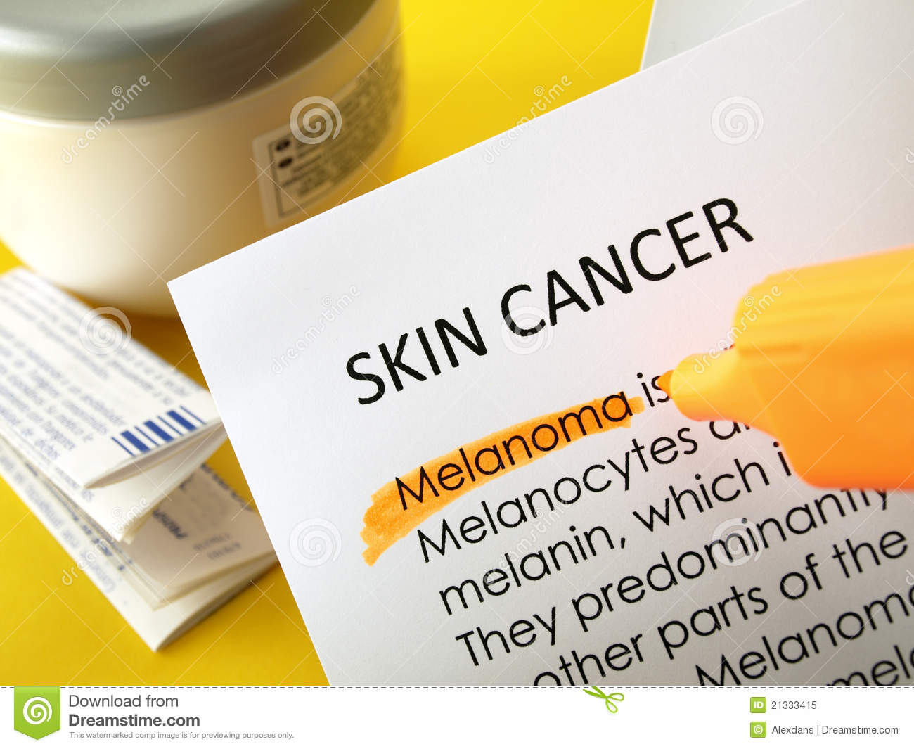 Skin Cancer Treatments Royalty Free Stock Photo   Image  21333415