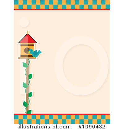 Birdhouse Clipart  1090432   Illustration By Maria Bell