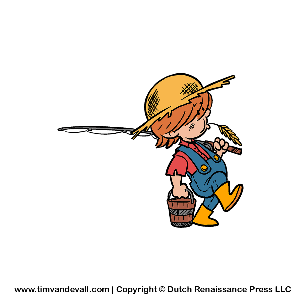 Cartoon Farm Boy Clipart For Kids   Free Learning Materials