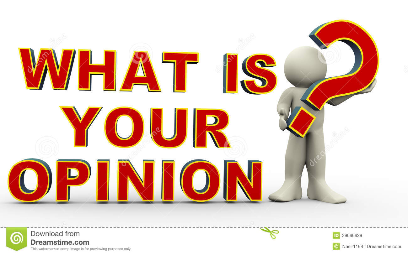 Is That Your Opinion Clipart   Cliparthut   Free Clipart