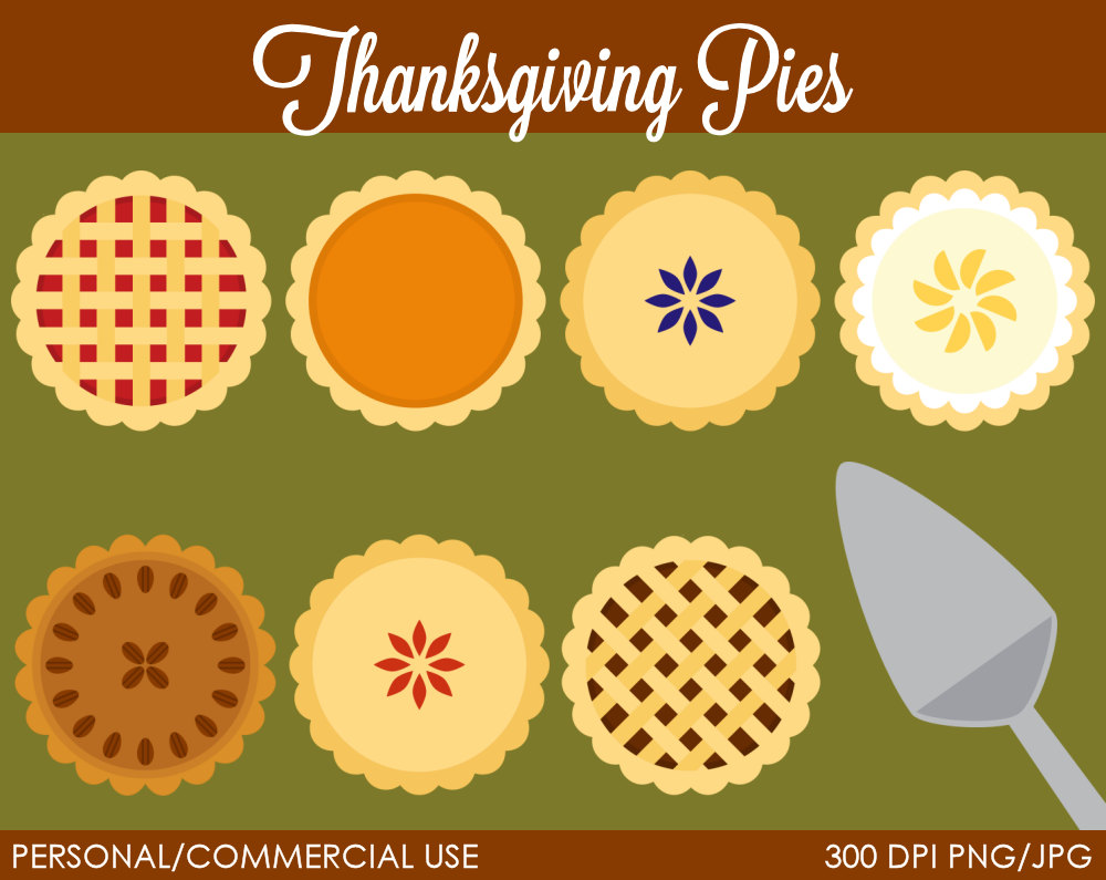Whole Pie Clipart Thanksgiving Pies Clipart