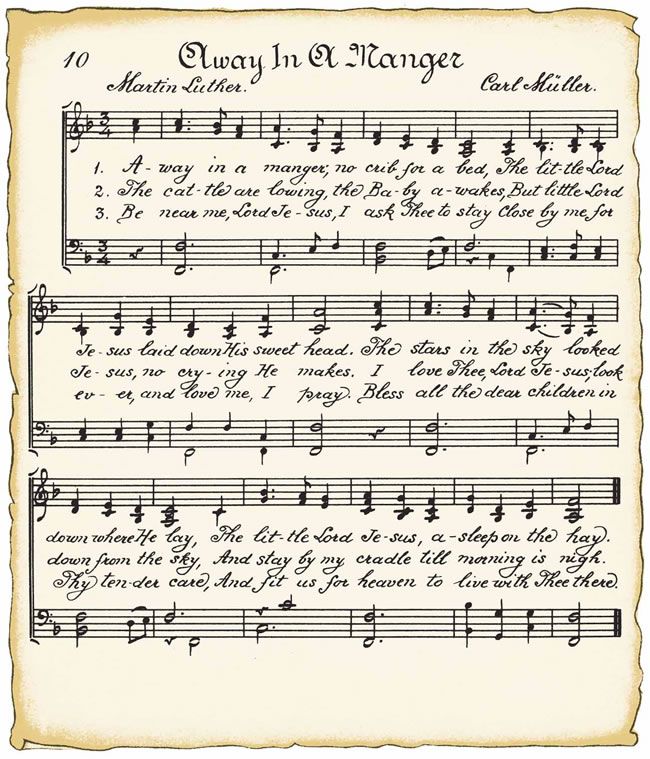 Christmas Free Vintage Looking Sheet Music And Graphics