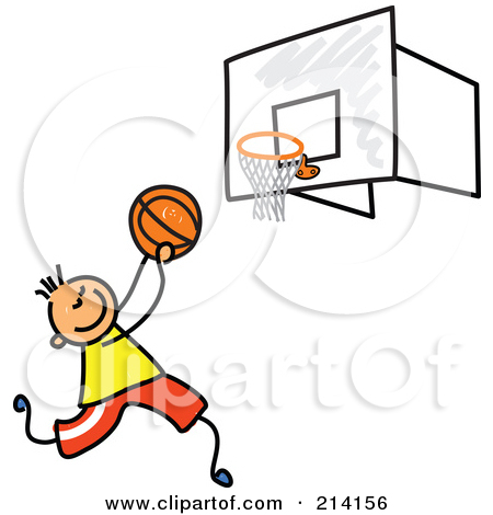 Royalty Free  Rf  Clipart Illustration Of A Male Basketball Player