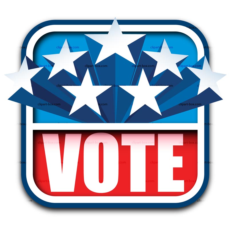 Clipart Vote Sign   Royalty Free Vector Design