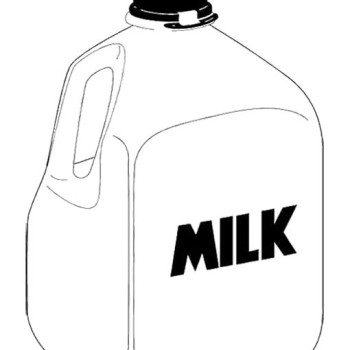 Milk Jug Clipart Dairy Coloring Pages 16 Jpg
