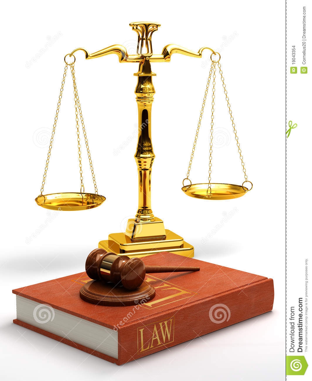 Gavel Scales And Law Book Stock Images   Image  19043354