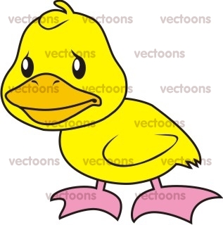 Sad Duck Illustration   Duck   Animals   Buy Clip Art   Buy