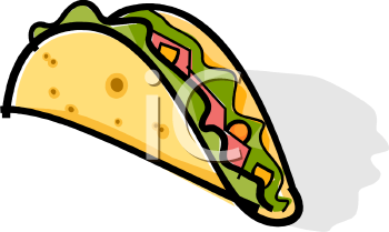Clip Art Picture Of A Taco   Foodclipart Com