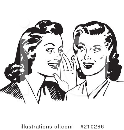 Gossip Clipart  210286   Illustration By Bestvector