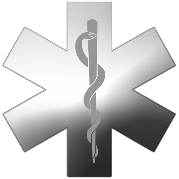 Silver Star Of Life Symbol Clipart Image   Ipharmd Net