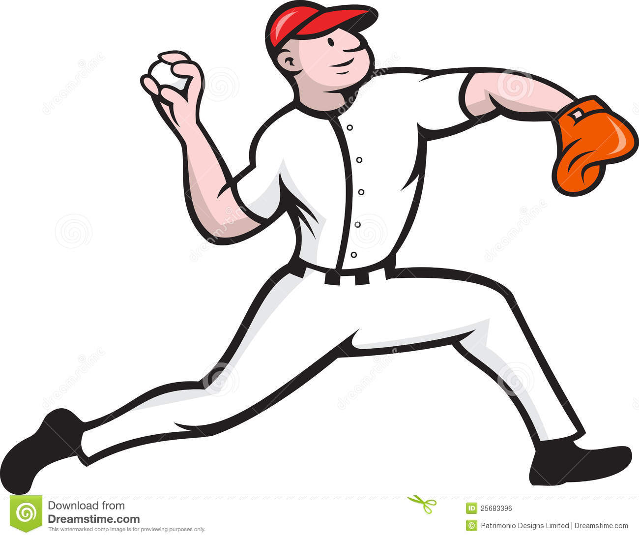Throwing Baseball Clipart   Free Clipart