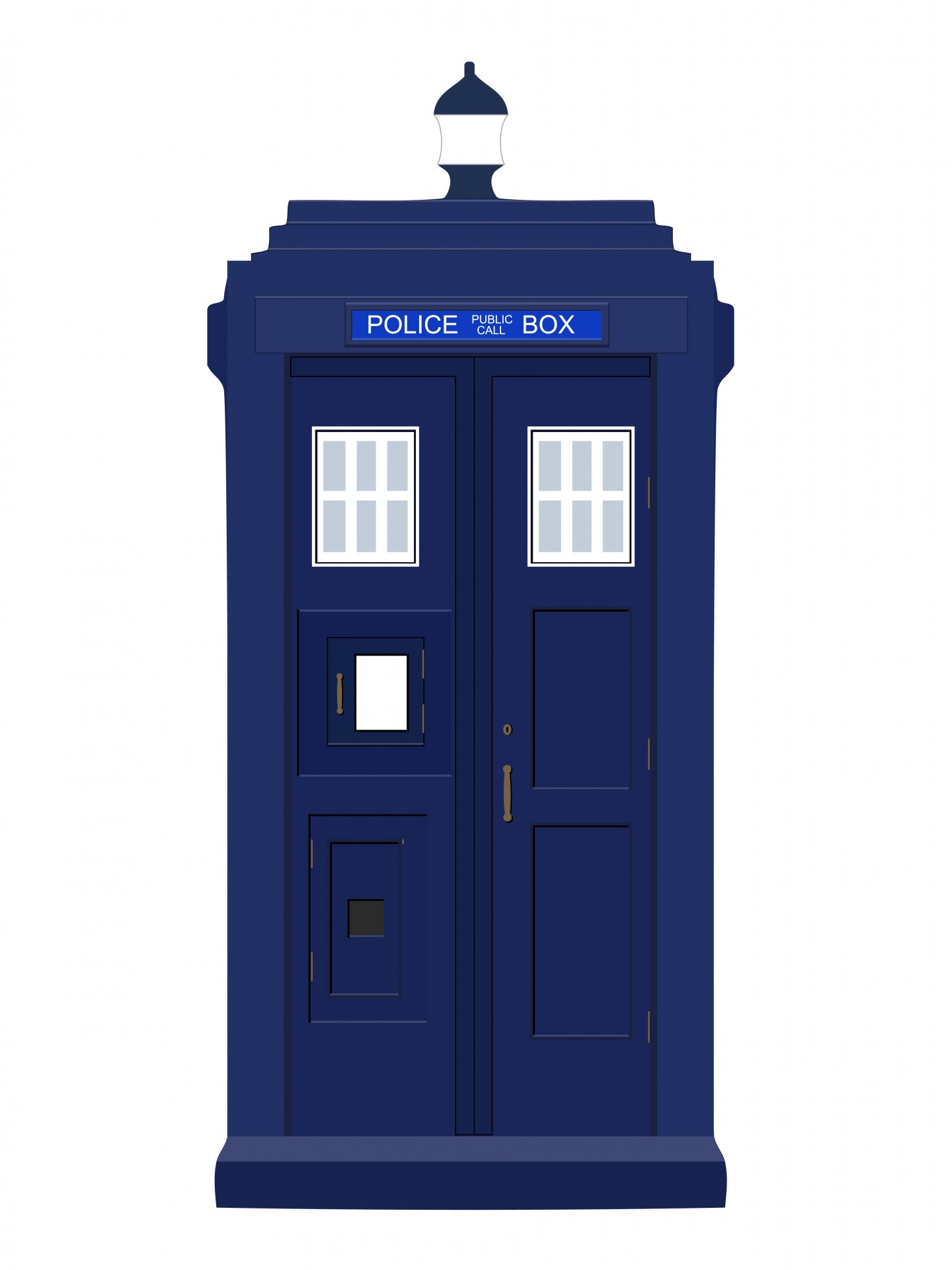 Blue Police Box Clipart Free Stock Photo Hd   Public Domain Pictures