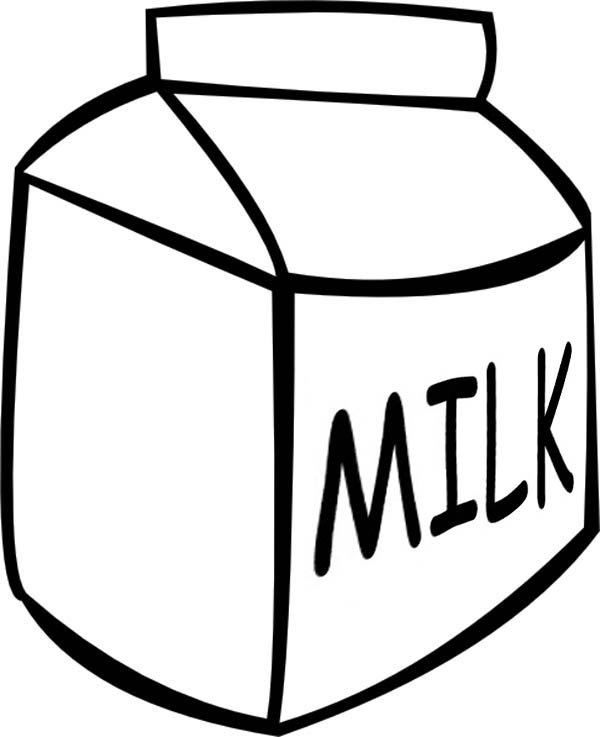 Draw Milk Box   Clipart Best