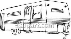 Family Camping Trailer Clipart Clip Art Picture Of A Camper